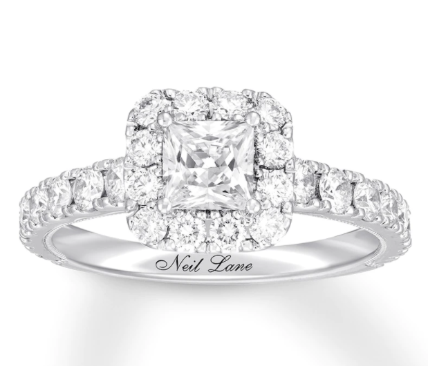 Neil Lane Premiere Diamond Engagement Ring 1-5/8 ct tw 14K Gold