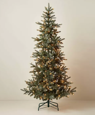 Pre-Lit Artificial Pine Christmas Tree