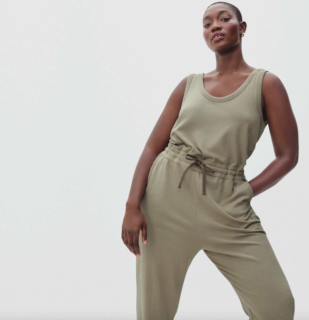 Everlane The French Terry Jumpsuit