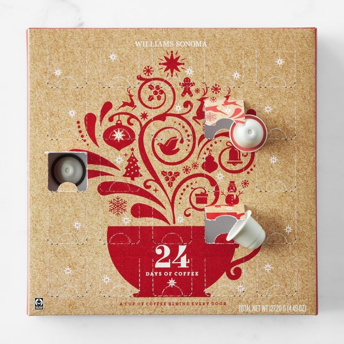 Williams Sonoma Compostable Coffee Capsule advent calendar