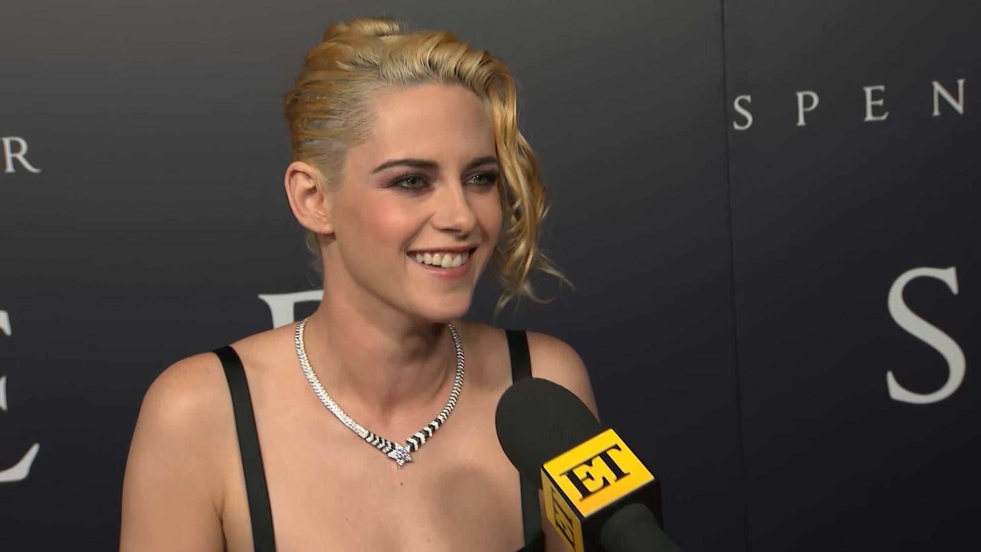 Kristen Stewart Says Filming 'Spencer' in Princess Diana's Wedding Dress  Look Was a 'Spooky Day' (Exclusive)