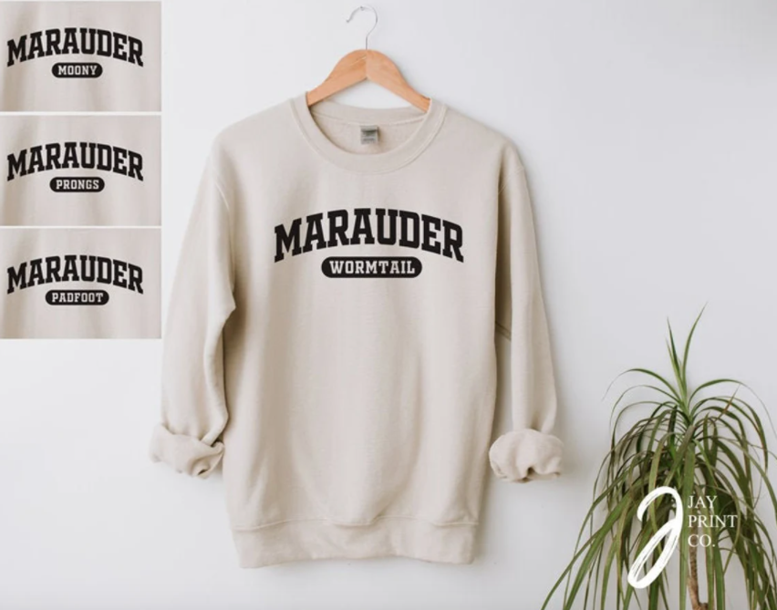 Jay Print Co. Vintage Marauder Varsity Sweatshirt