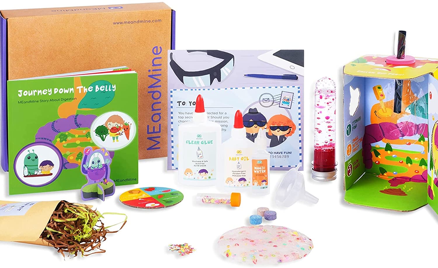 MEandMine Journey Down The Belly STEAM Kitchen Science Kit