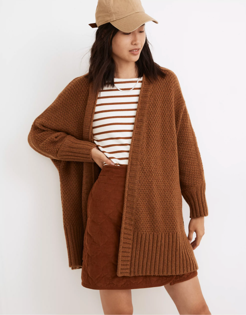Whitley Open Cardigan Sweater
