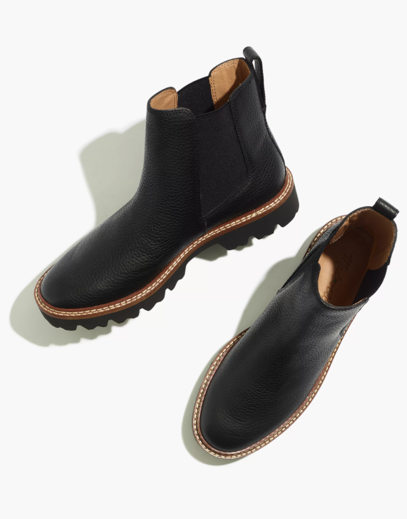 The Citywalk Lugsole Chelsea Boot in Leather