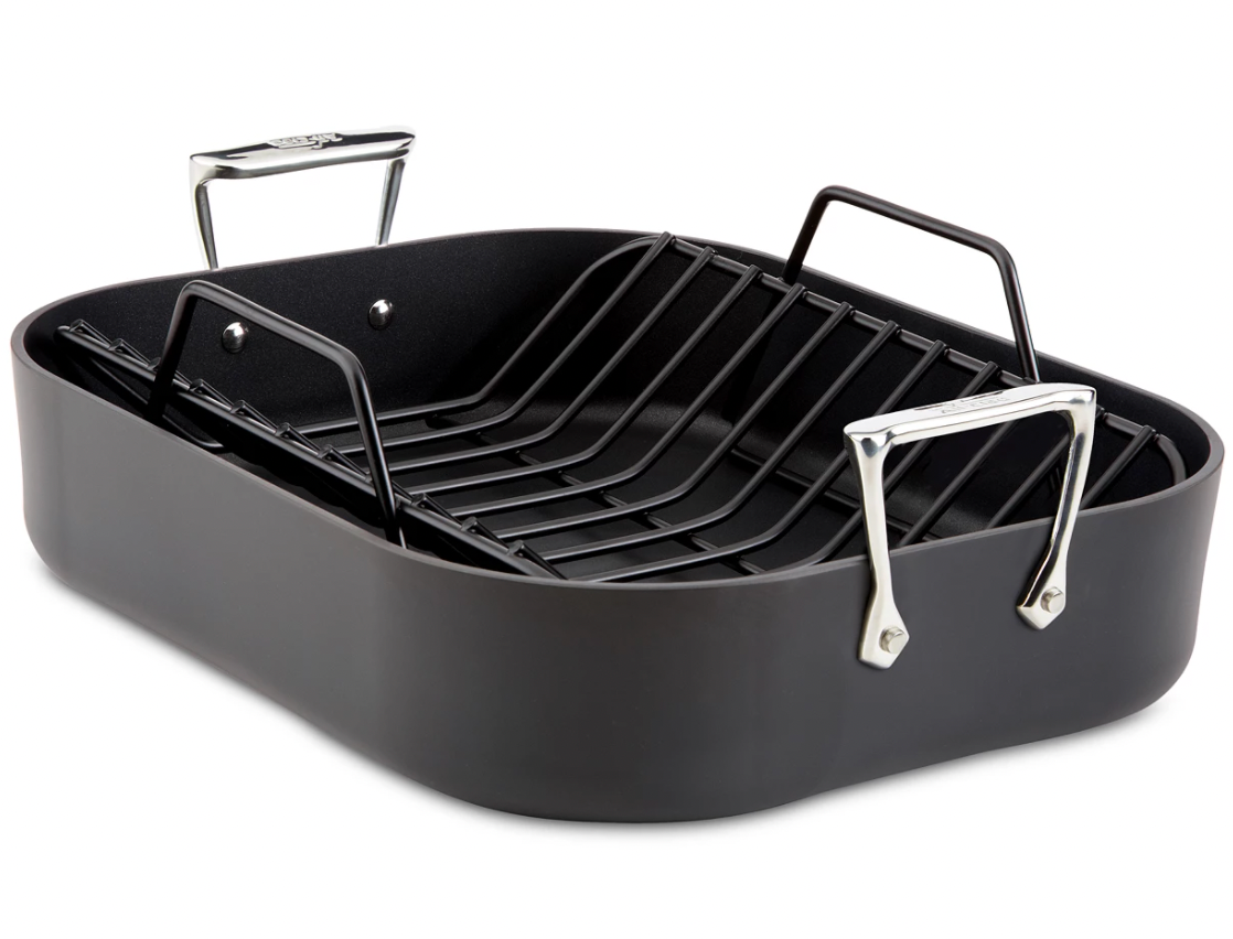 All-Clad Hard Anodized Roaster with Rack