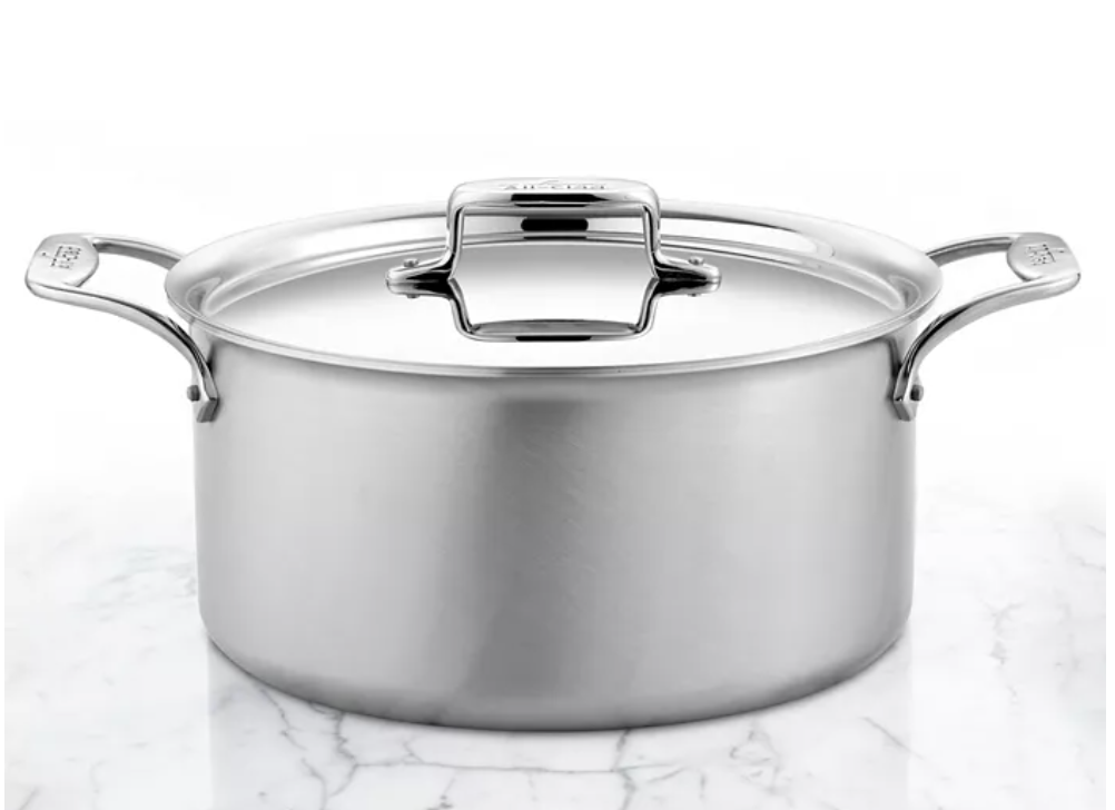 All-Clad D5 Brushed Stainless Steel 8 Qt. Covered Stockpot