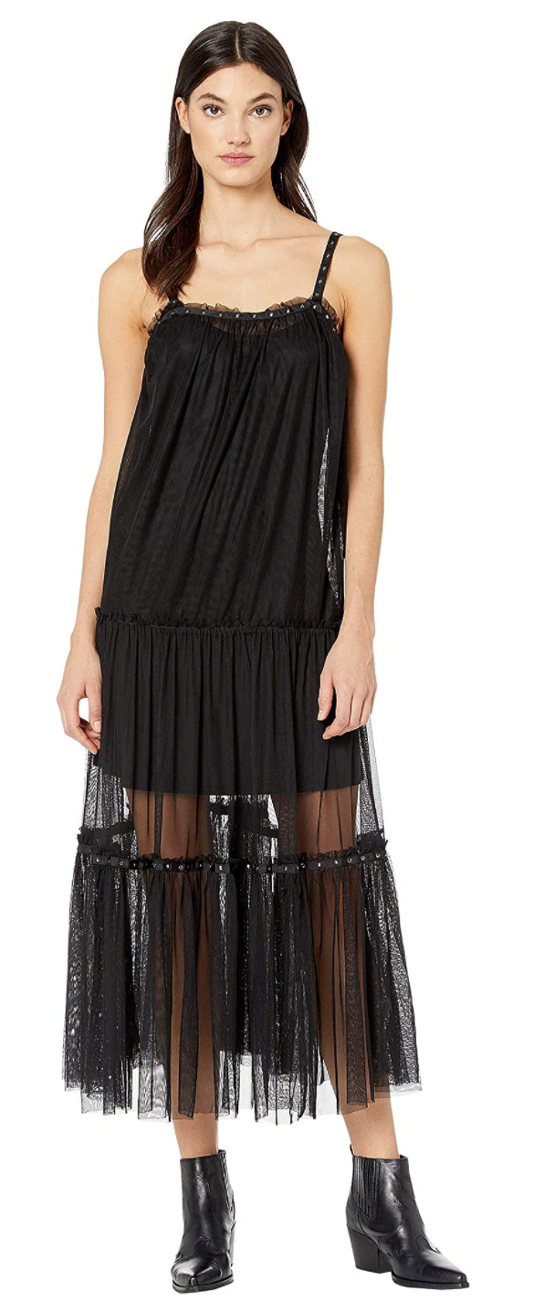 Free People Night Out Mesh Maxi