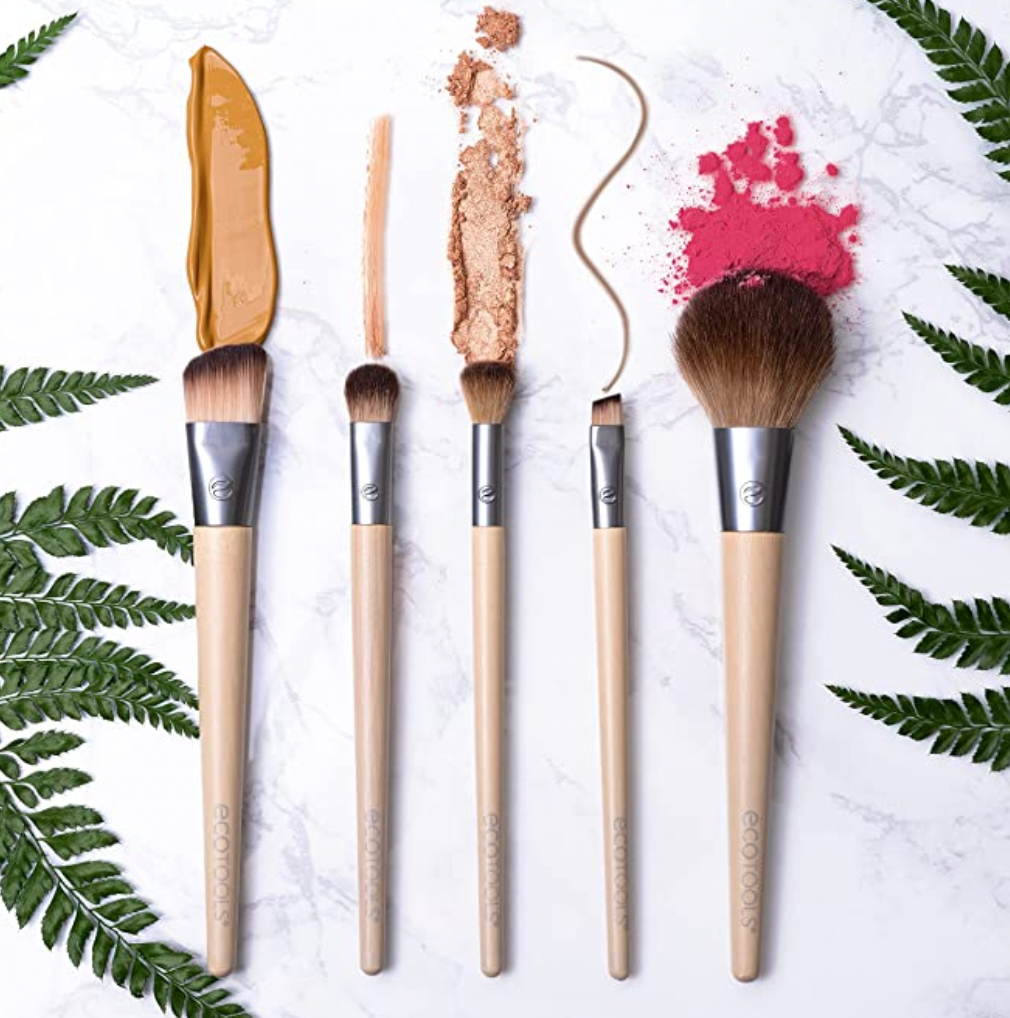 EcoTools Makeup Brush Set for Eyeshadow, Foundation, Blush, and Concealer
