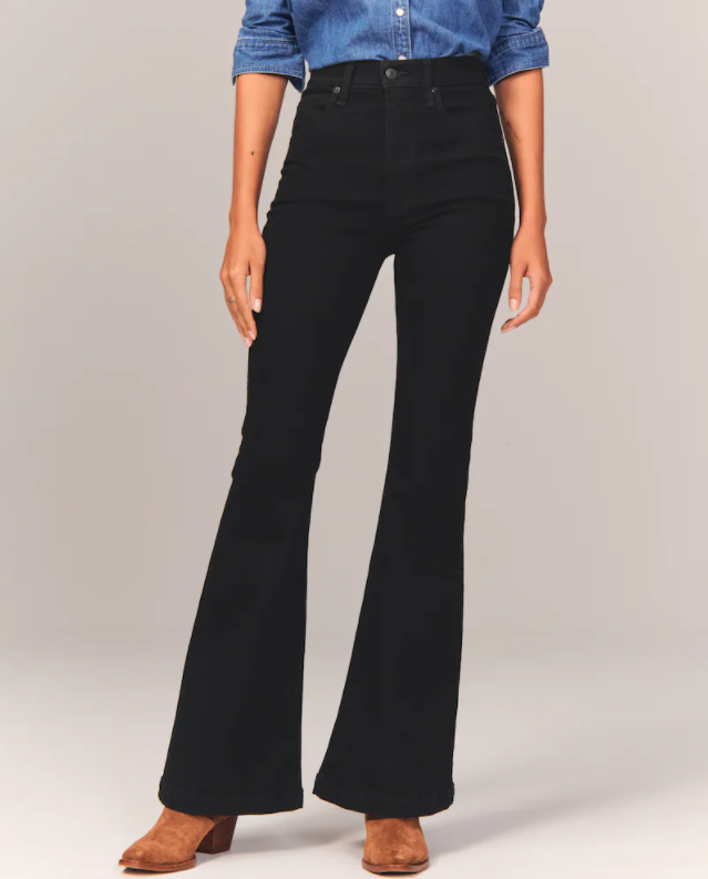 Abercrombie & Fitch Ultra High Rise Flare Jeans