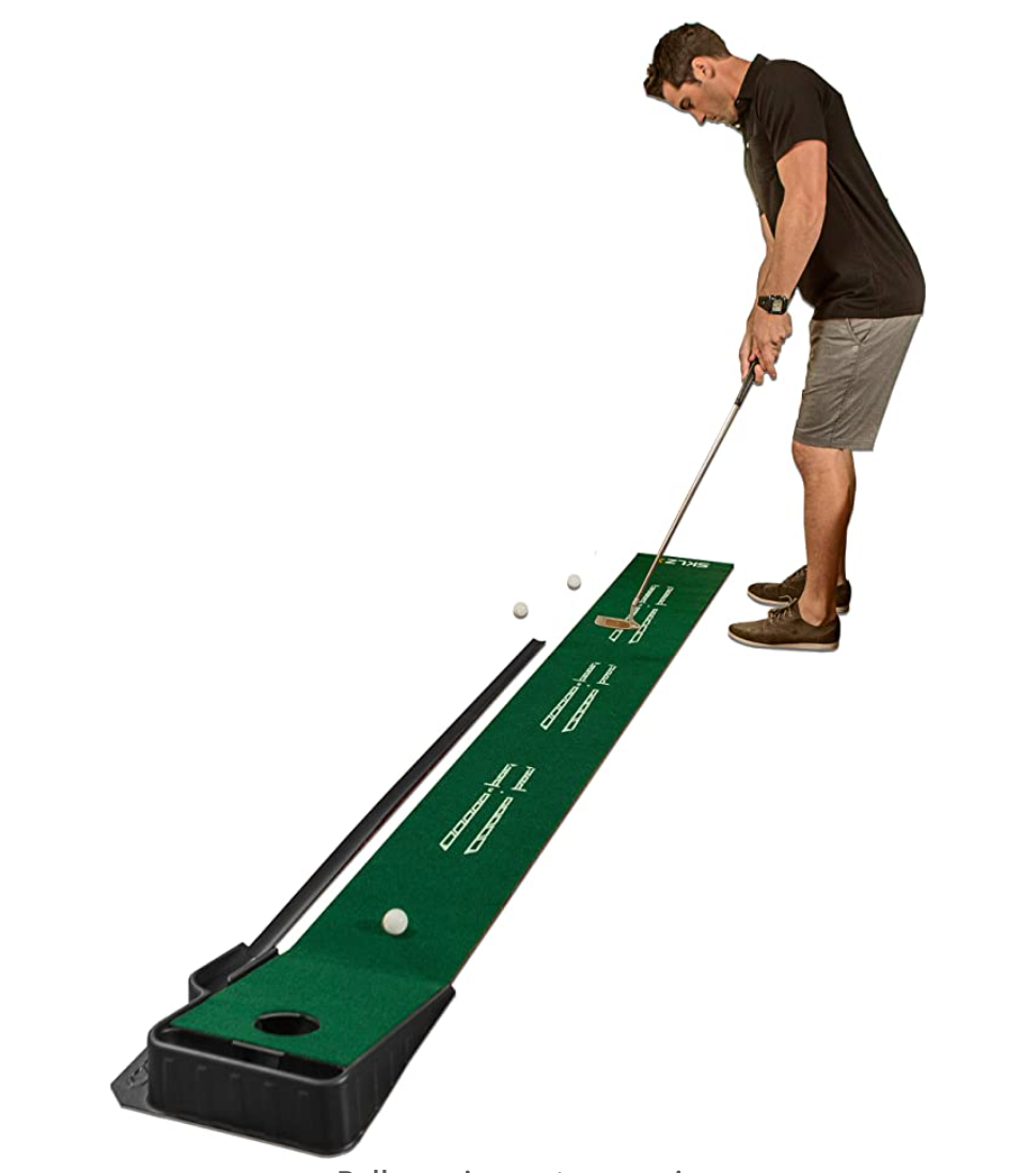 SKLZ Accelerator Pro Indoor Putting Green with Ball Return