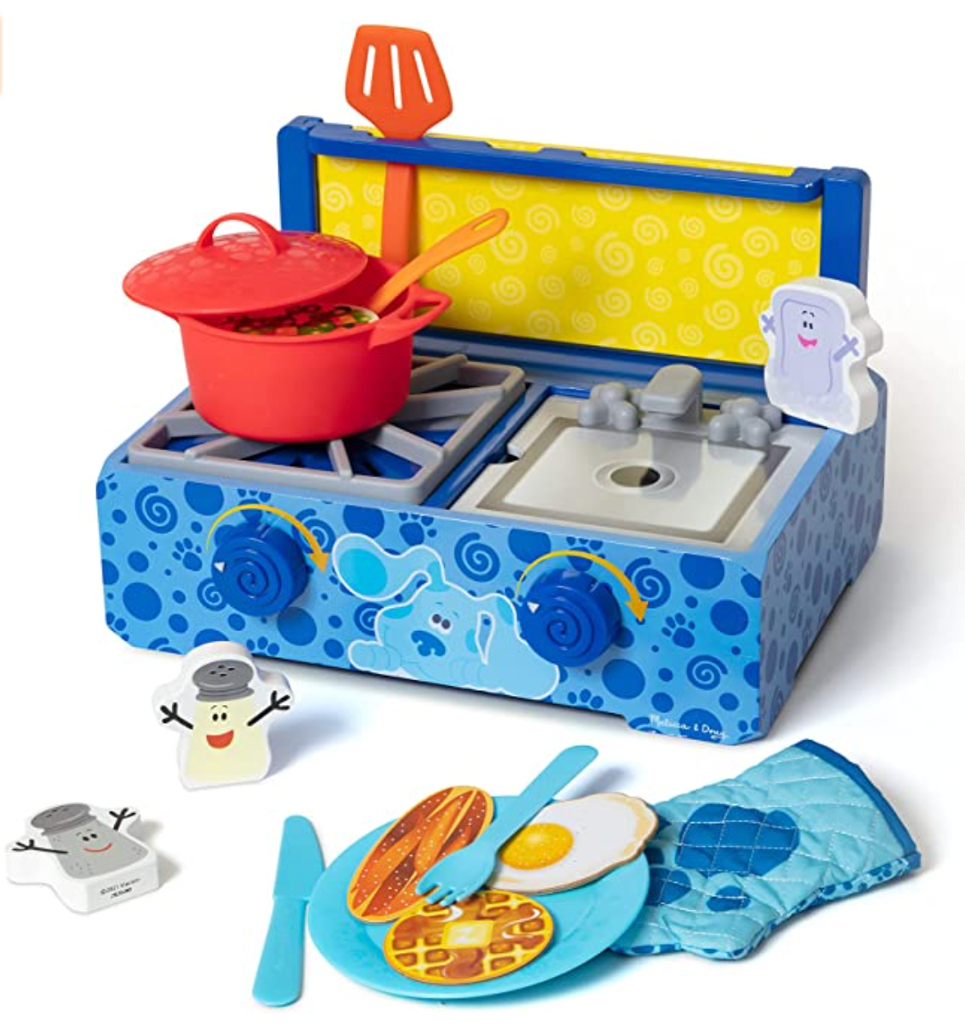 Melissa & Doug Blue's Clues & You! Wooden Cooking Play Set