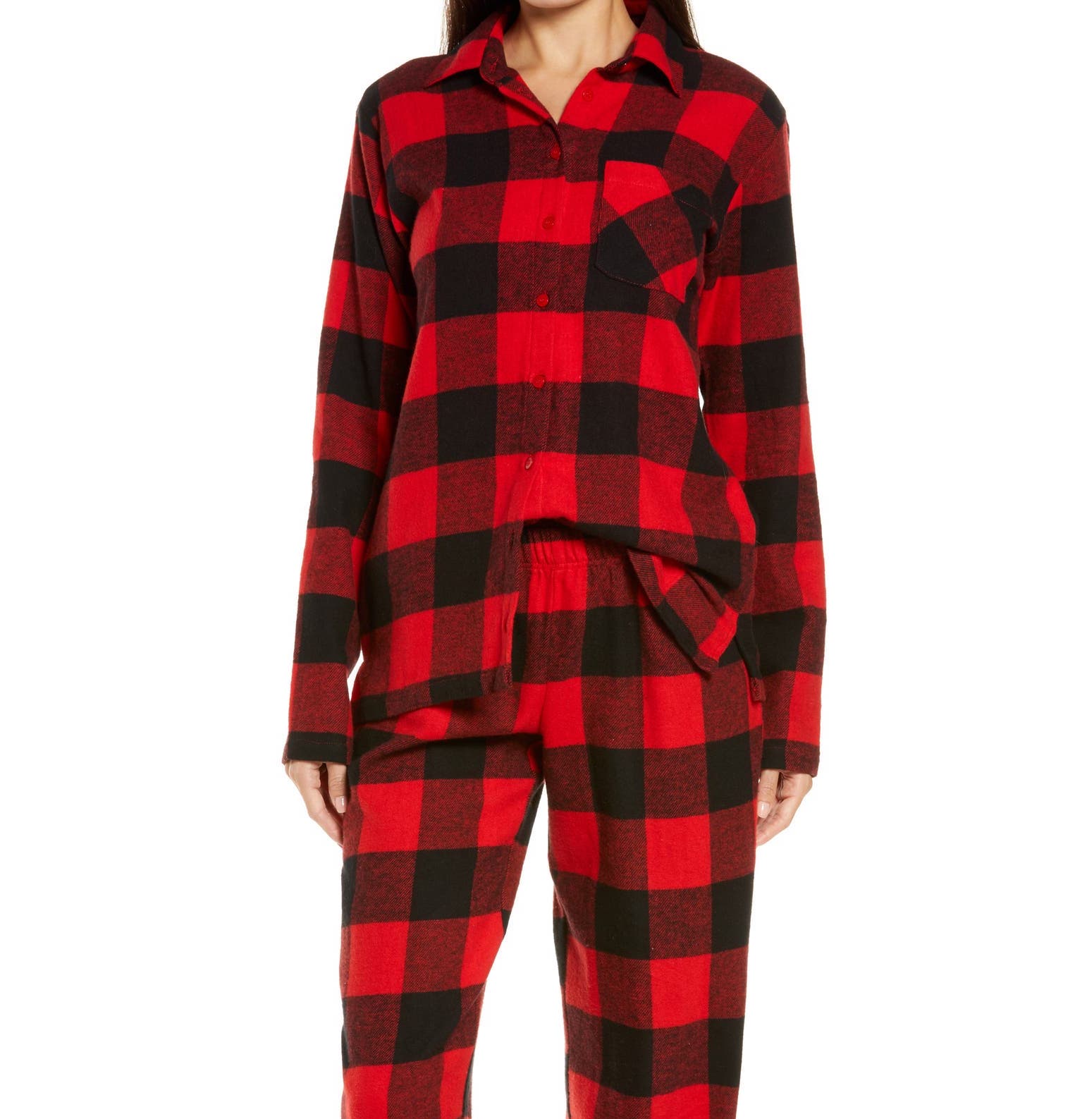 Nordstrom Family Flannel Patchwork Pajamas