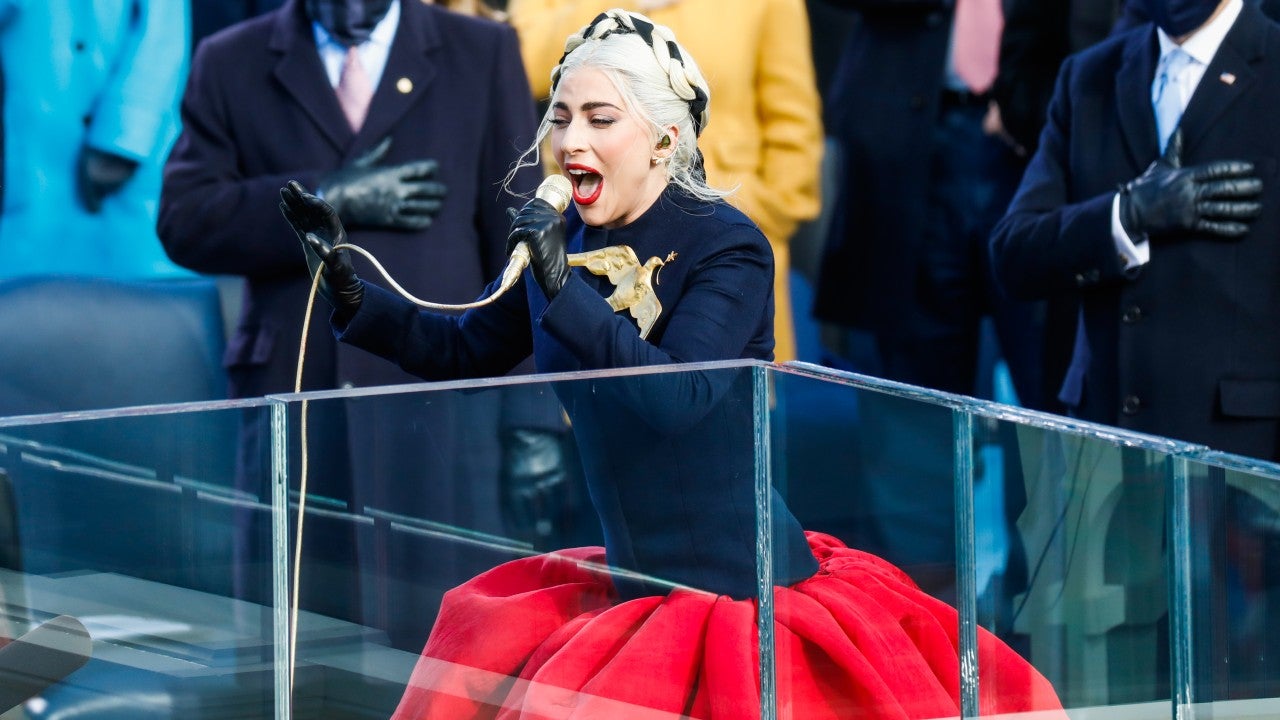 Lady Gaga Says Her Dress at Joe Biden's Inauguration Was 'Bulletproof' |  Entertainment Tonight