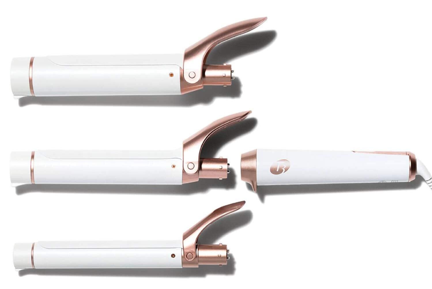 T3 Twirl Trio interchangeable custom blend ceramic three barrel professional curling iron set