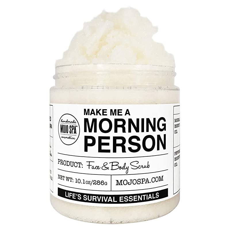 Mojo Spa Make Me a Morning Person face and body scrub