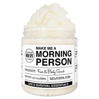 Mojo Spa Make Me a Morning Person face and body scrub