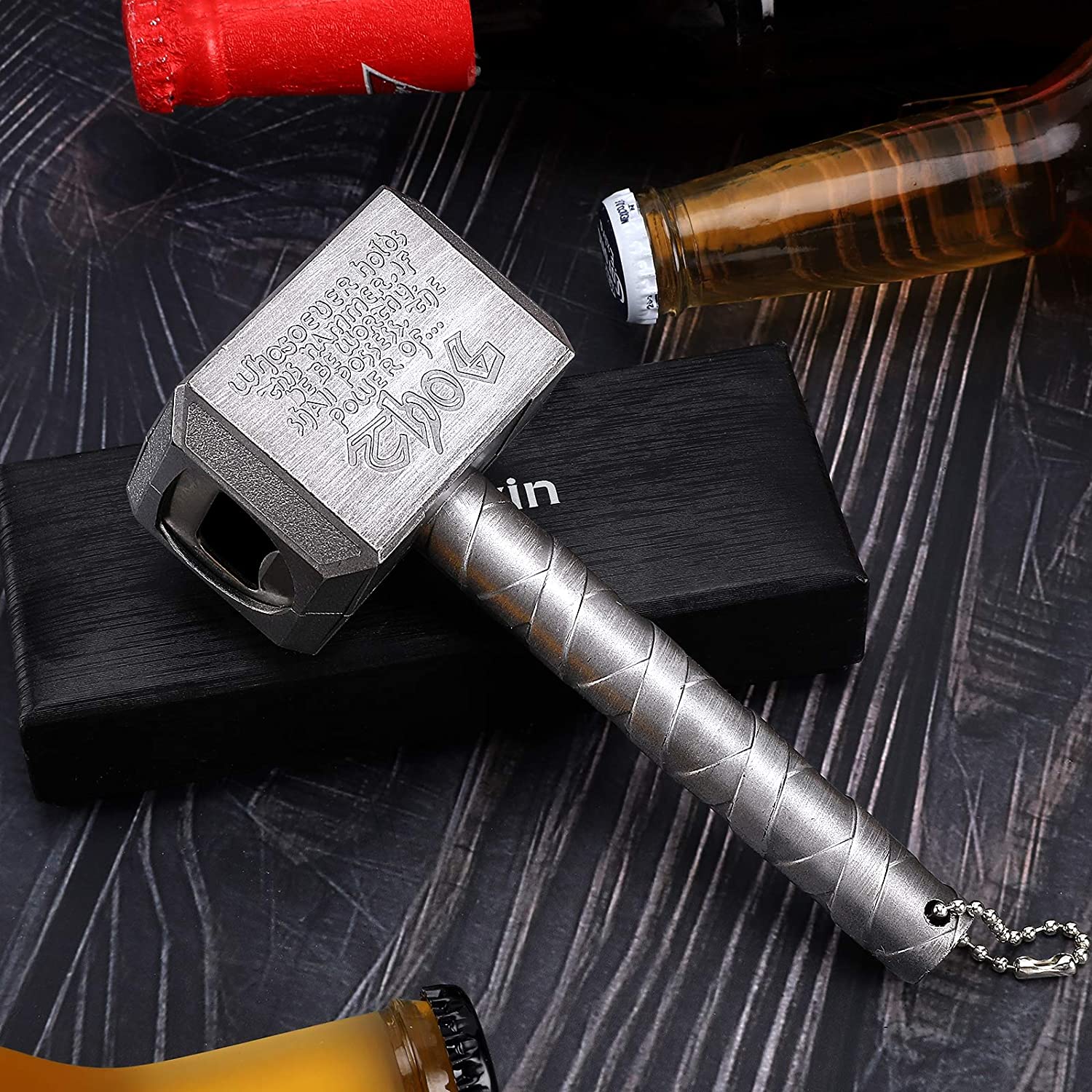 Thor's hammer bottle opener