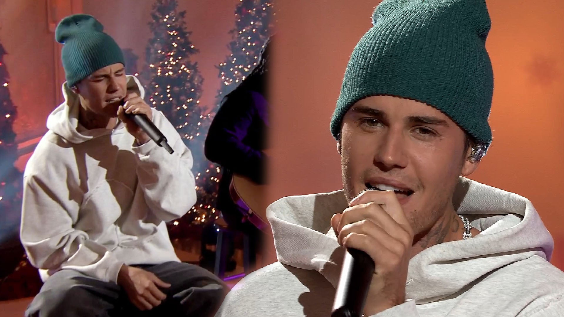 Watch Justin Bieber Perform Christmas Love For A Home For The Holidays Special Exclusive Entertainment Tonight
