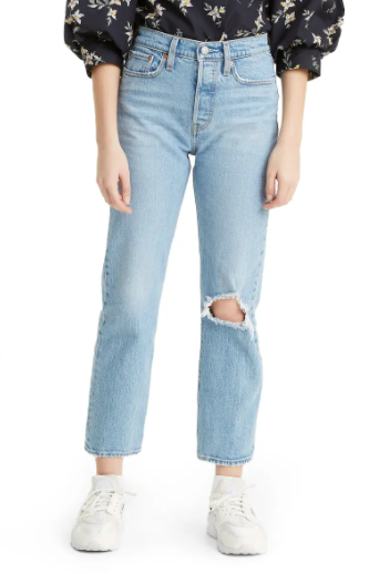 Levi's Wedgie Ripped High Waist Jeans