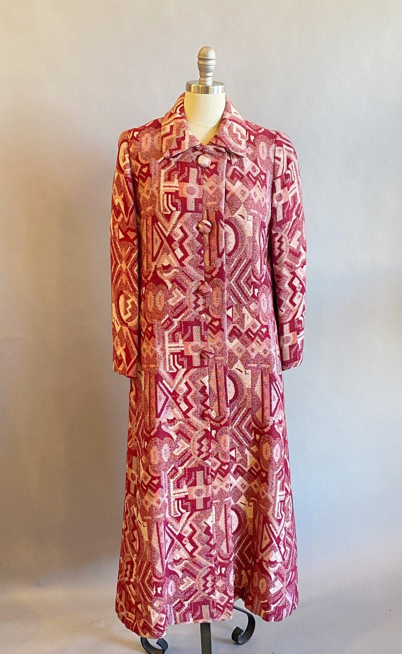 Off Broadway Vintage 1970s Tapestry Coat