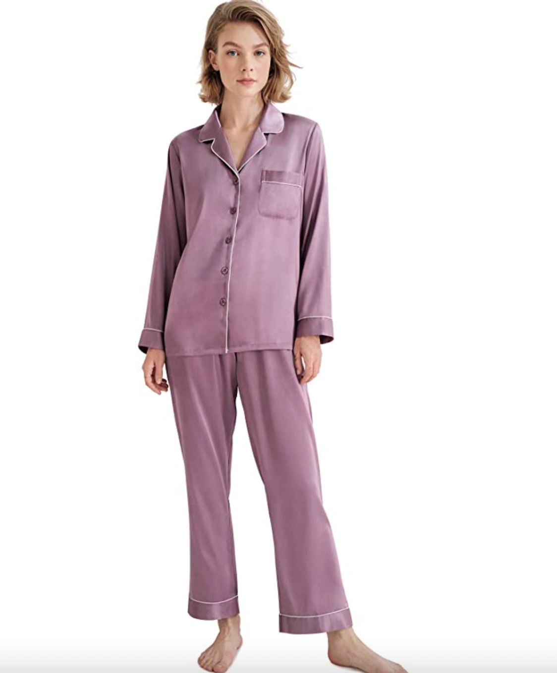 SIORO Silk Satin Pajamas