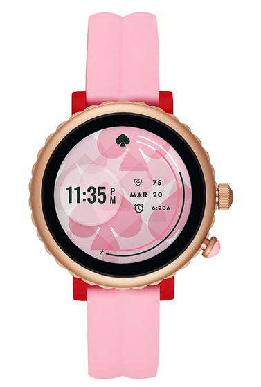 Kate Spade New York Women's Scallop 2 Silicone Band Touchscreen Smartwatch