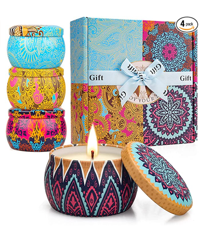 4 Pack Scented Candles