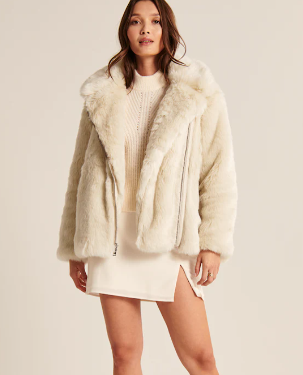 abercrombie fur jacket