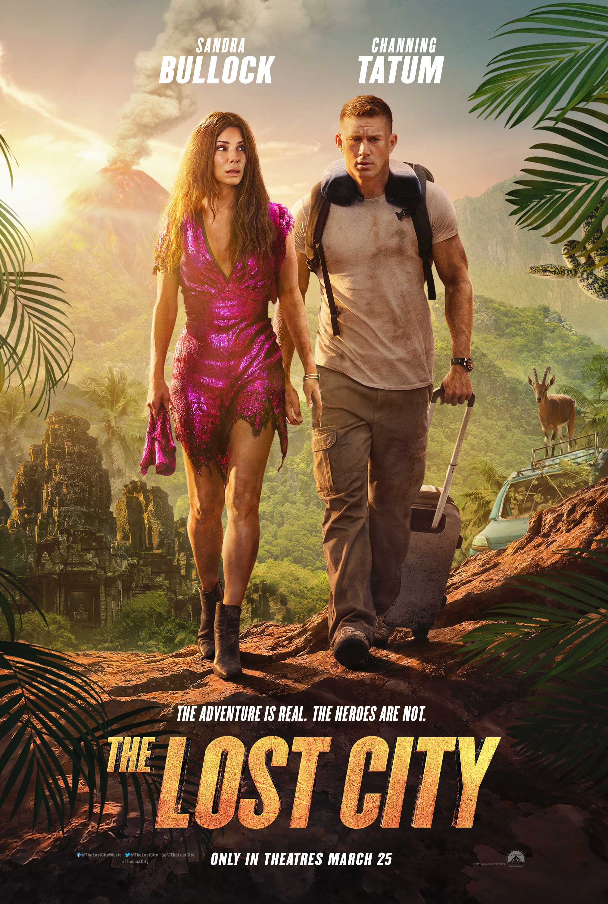 The Lost City' Trailer: 'Handsome' Brad Pitt Attempts to Rescue Sandra  Bullock
