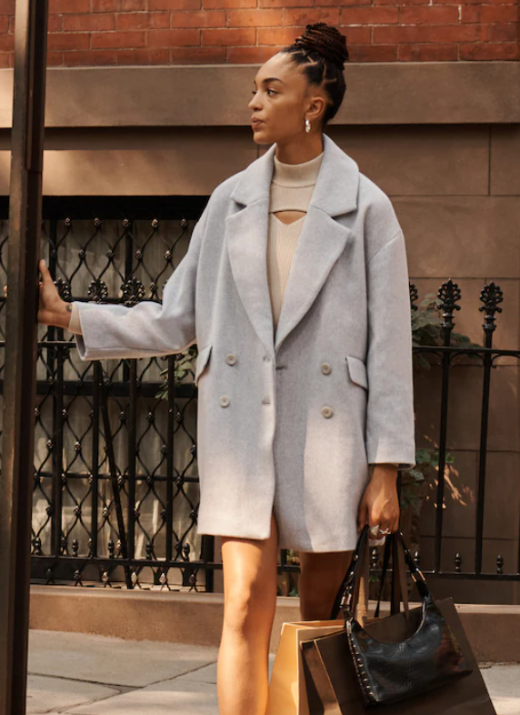 abercrombie wool blend coat