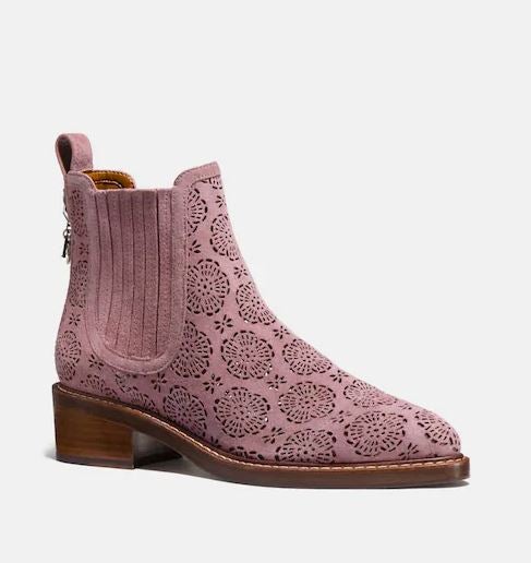 Coach Outlet Bowery Chelsea Boot With Cup Out Tea Rose in Dusty Rose