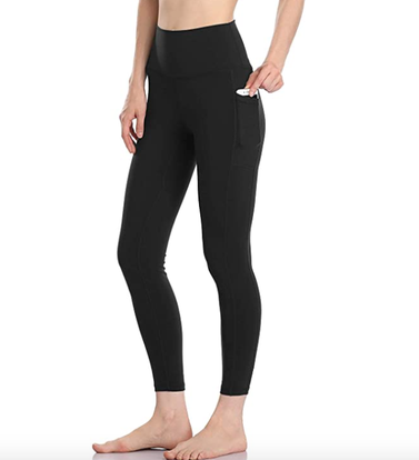 Fengbay 2 Pack High Waist Yoga Pants, Pocket Yoga Pants Capris Tummy  Control Workout Running 4 Way Stretch Yoga Leggings