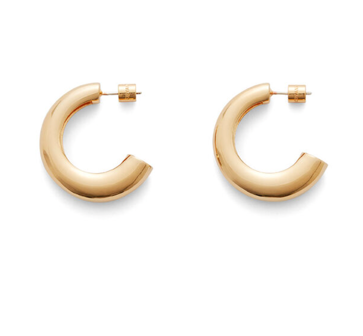 Cuyana Crescent Hoop Earrings