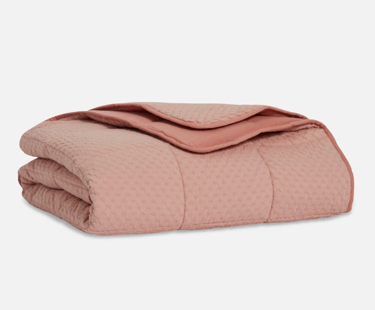 Deep Rose Weighted Throw Blanket