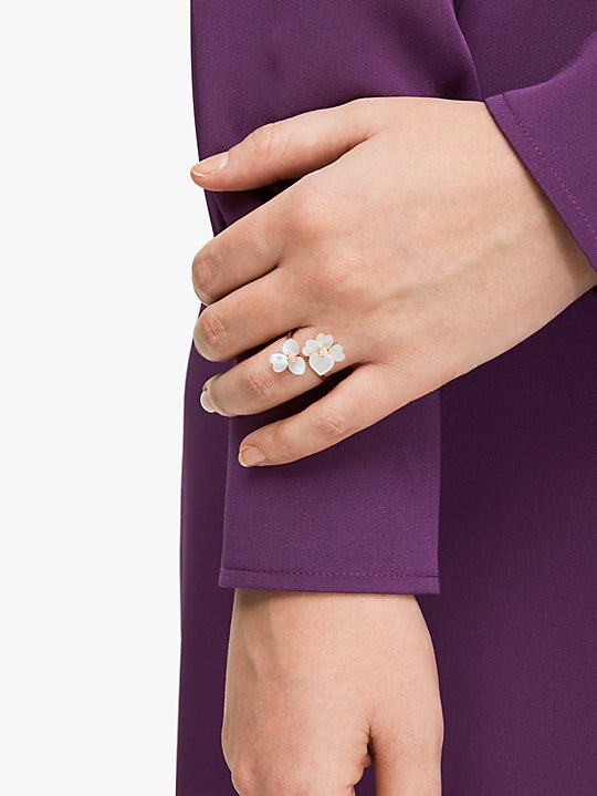 Kate Spade New York Precious Pansy Wrap Ring