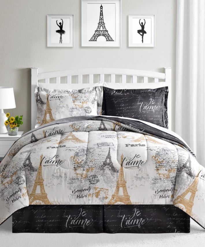 Macy's Fairfield Square Collection 8-Pc. Reversible Comforter Set