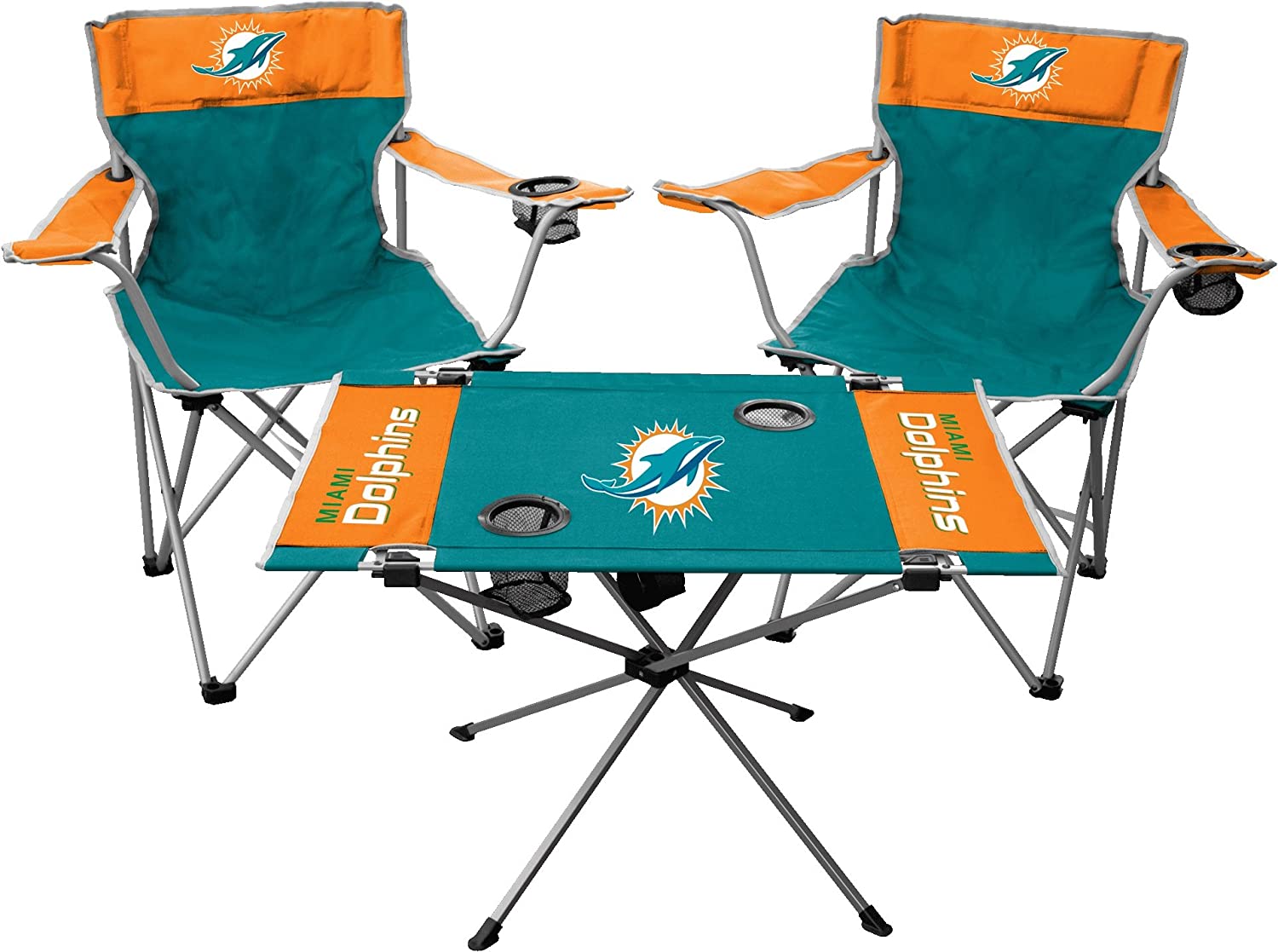 Miami Dolphins NFL 3-Piece Tailgate Kit from Amazon