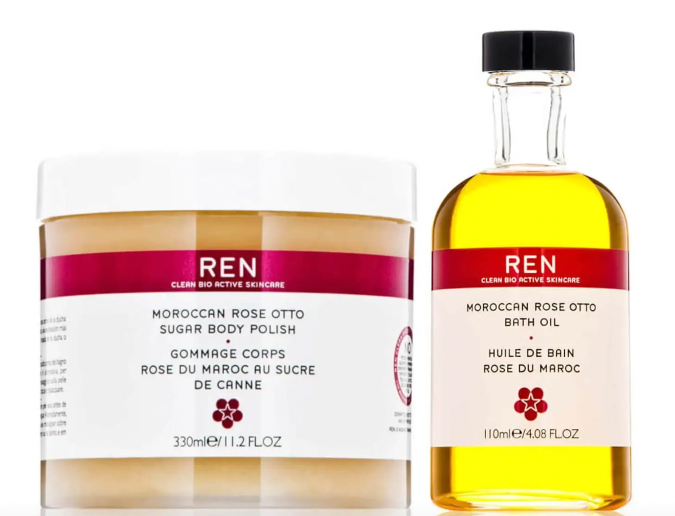 REN Clean Skincare Moroccan Rose Bath and Body Duo