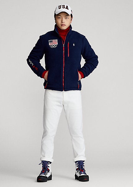 Ralph Lauren Team USA Pile Fleece Jacket
