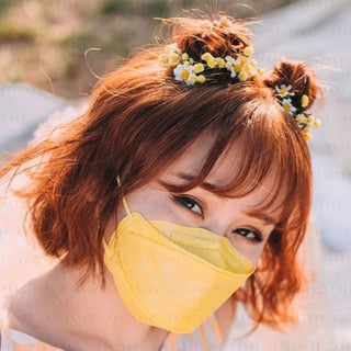 SAVEWO 3D Hana Face Mask Yellow (30-pack)