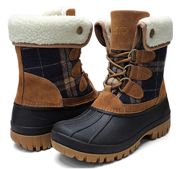 STQ Womens Winter Duck Boots