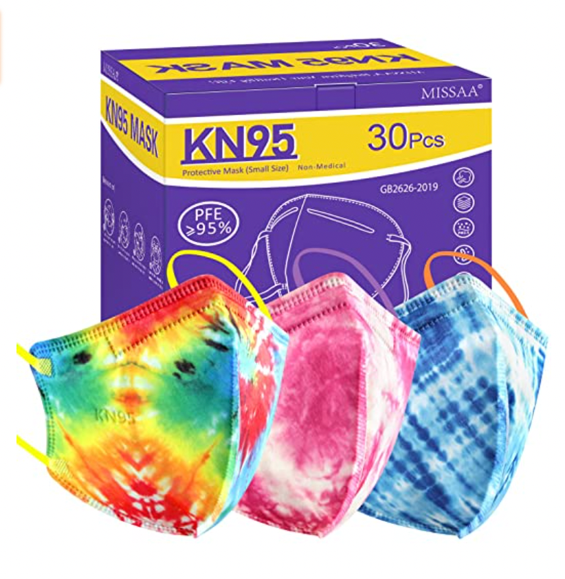 MISSAA KN95 Face Masks for Children 30 Pack