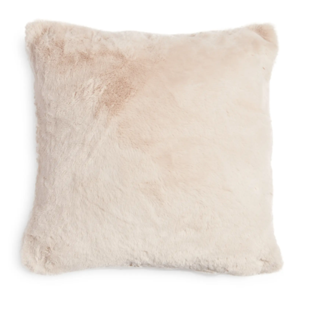 Recycled Faux Fur Throw Pillow