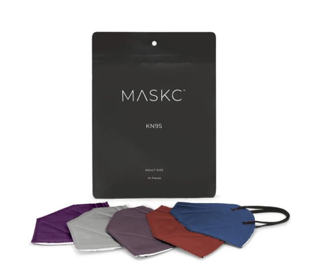 Deep Hues Variety KN95 Face Mask, 25 Pack