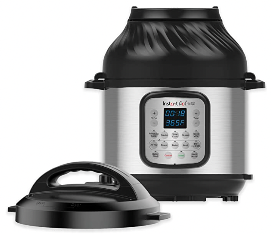Instant Pot Duo Crisp 11-in-1 Electric 8 Quart Pressure Cooker with Air Fryer Lid