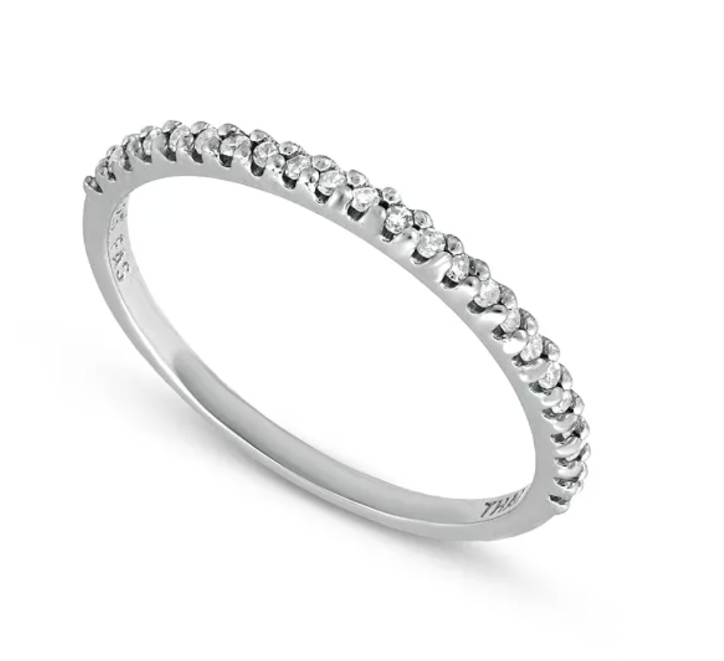 Marc & Marcella x Bloomingdale's Diamond Band Ring in Sterling Silver