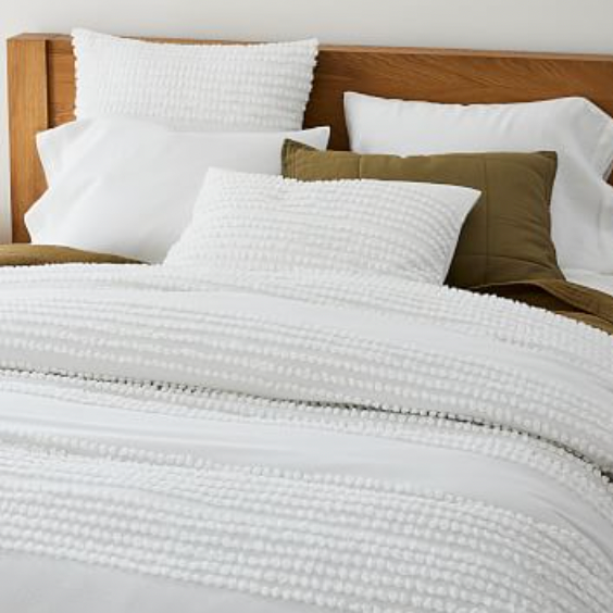 Candlewick & Organic Washed Cotton Percale Starter Bedding Set