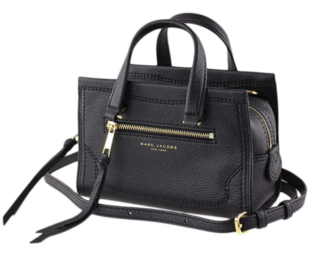 Marc Jacobs Black Pebbled Leather With Sling