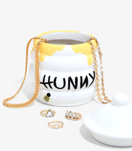Disney Winnie the Pooh Hunny Pot Ceramic Trinket Box 
